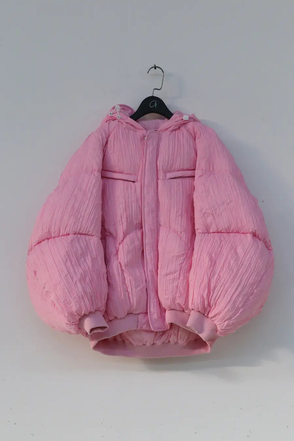 Chenpeng pink puffer puffer jacket cp20awj002